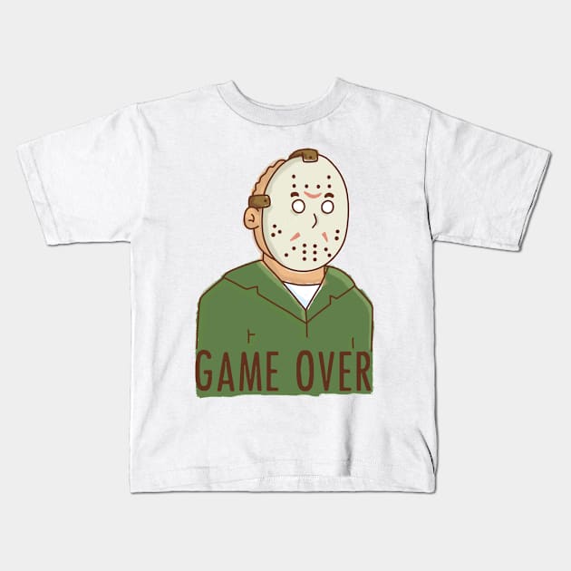Game Over part 3 Kids T-Shirt by ProtonFactories